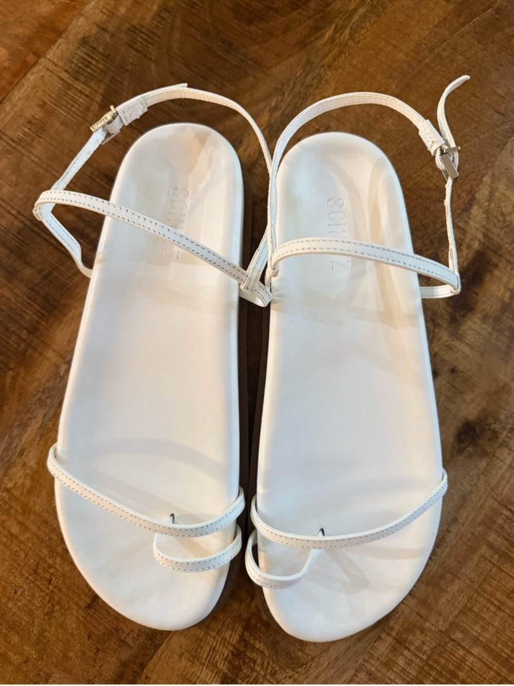 NWT Schutz Azzy Sporty Sandal in White, Size 8B - Picture 6 of 11